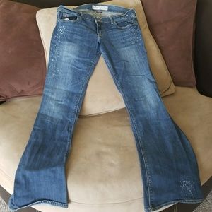 Hollister distressed stretch jeans